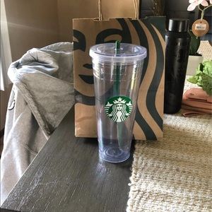 Clear Starbucks 24 oz tumbler